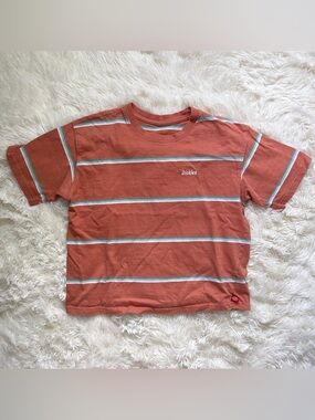 Dickies Orange Stripe Baby Tee